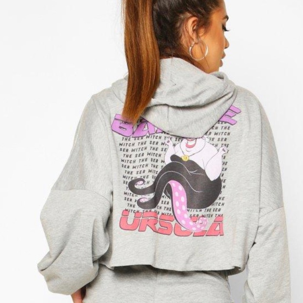 DISNEY URSULA HOODIE SZ 10-Large THE LITTLE MERMAID
